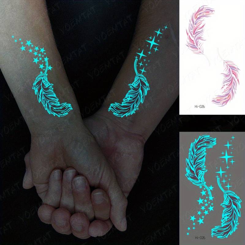 Glow in the Dark Tattoos, Airbrush Tattoos