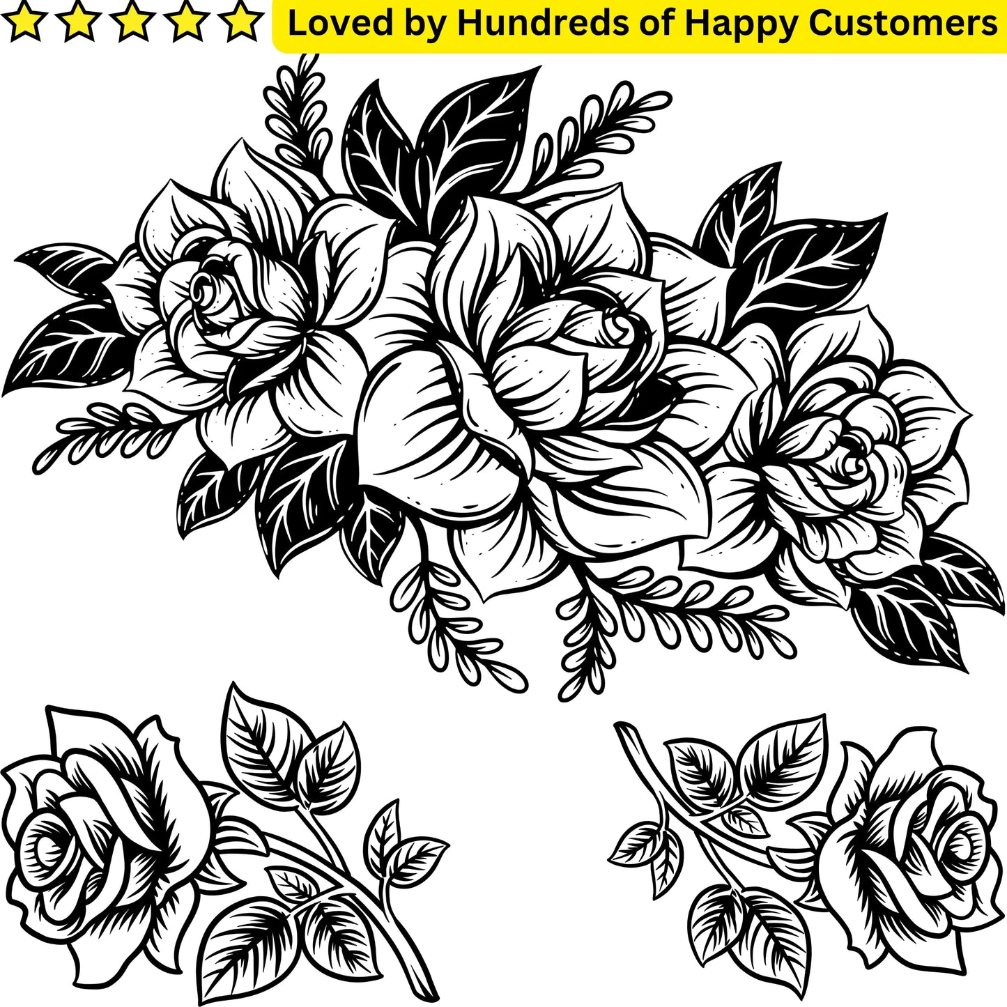 Men's Tattoos Arm - Effortless Roses