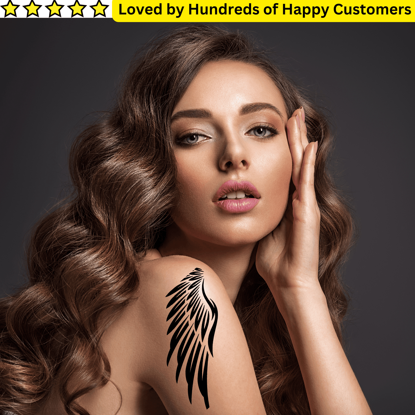 Wing Tattoos Neck