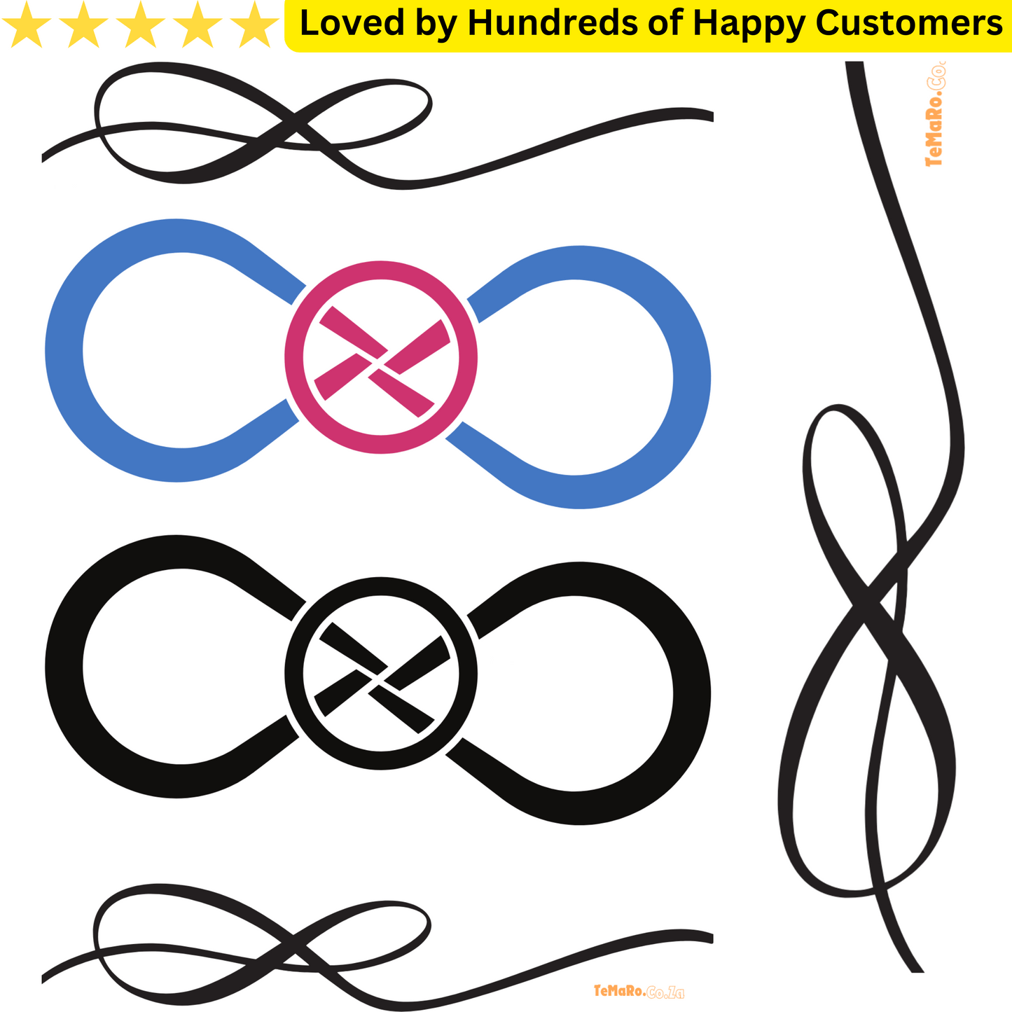 Custom Tattoo Sticker - Infinity