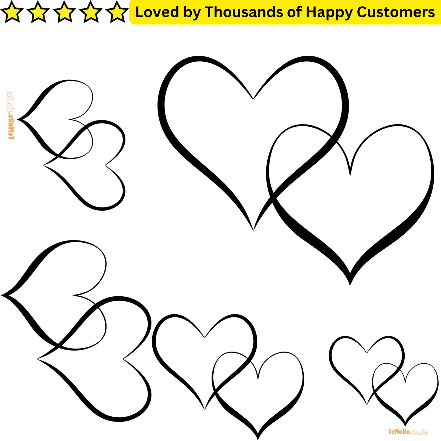 Heart Unique Thigh Tattoos for Females