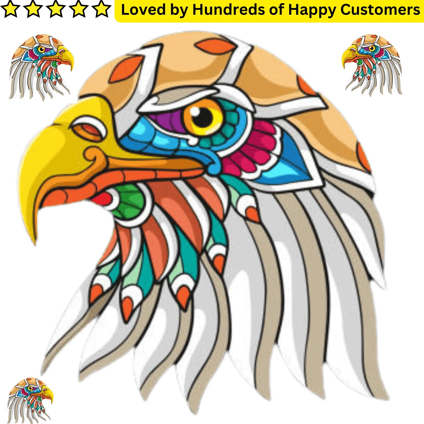Eagle Temporary Tattoos – Bold, Durable & Festival-Ready