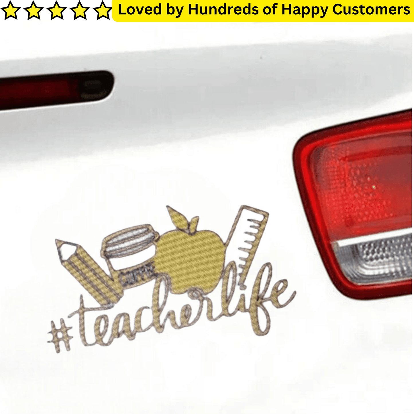 Car Stickers Cape Town - Teacher Life Decal