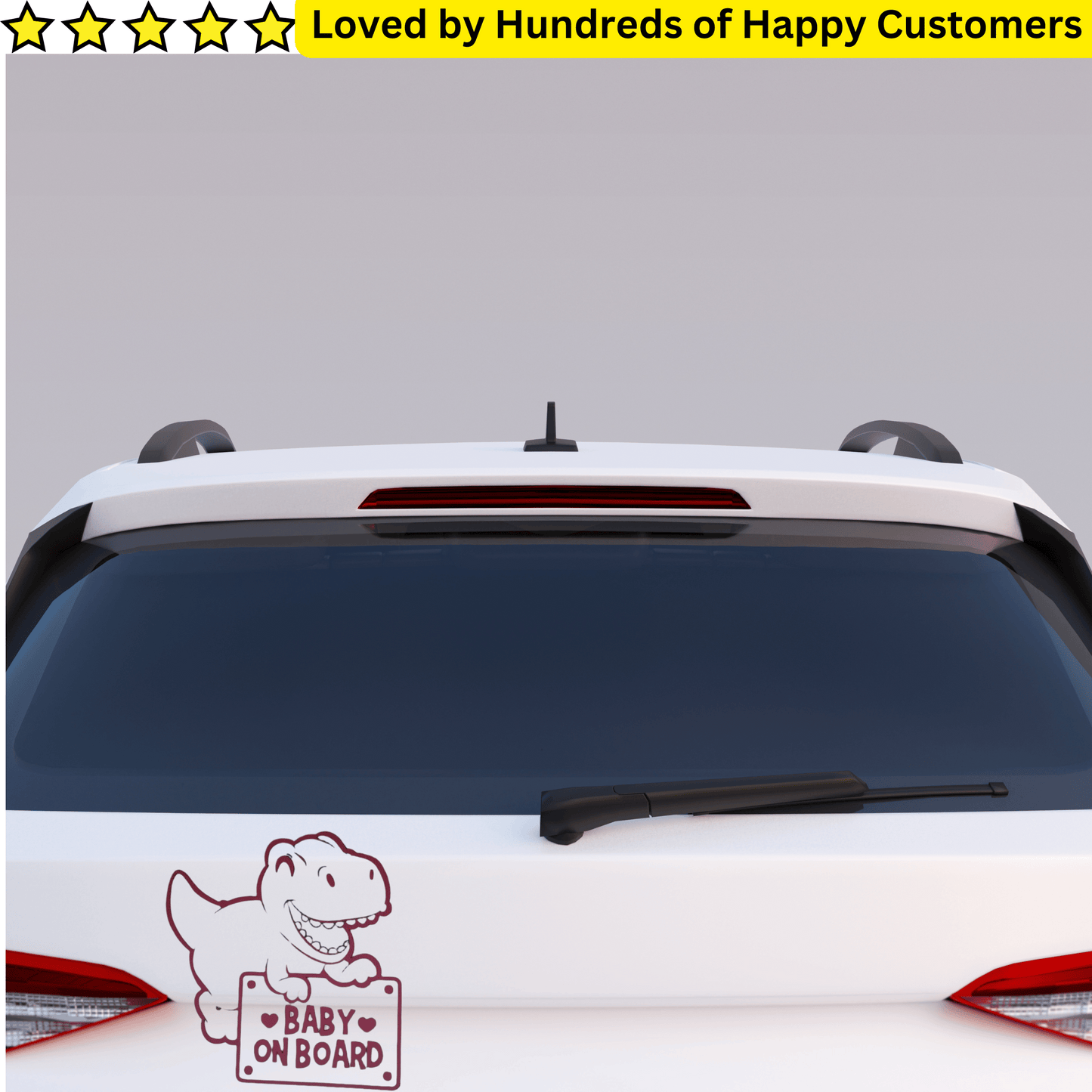 Car Stickers South Africa - Cute Baby On Board Sticker
