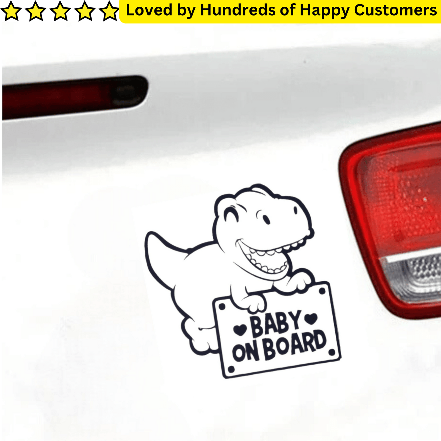 Car Stickers South Africa - Cute Baby On Board Sticker