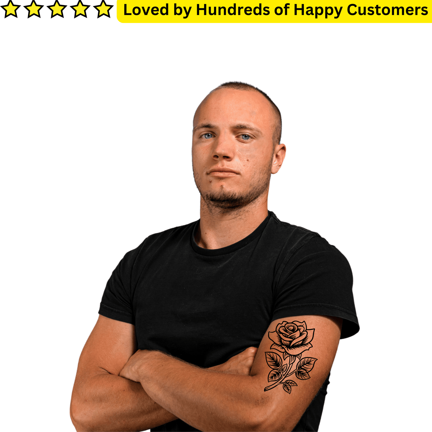 Men's Tattoos Arm - Effortless Roses