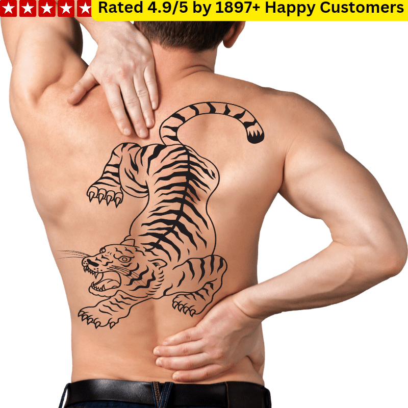 TeMaRo 1 X A4 Tattoo Like Stickers