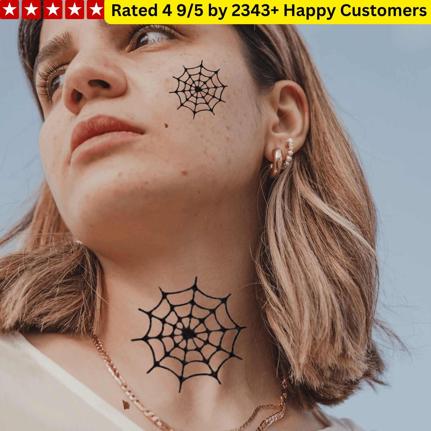 TeMaRo™ Halloween Sheet of Tattoos