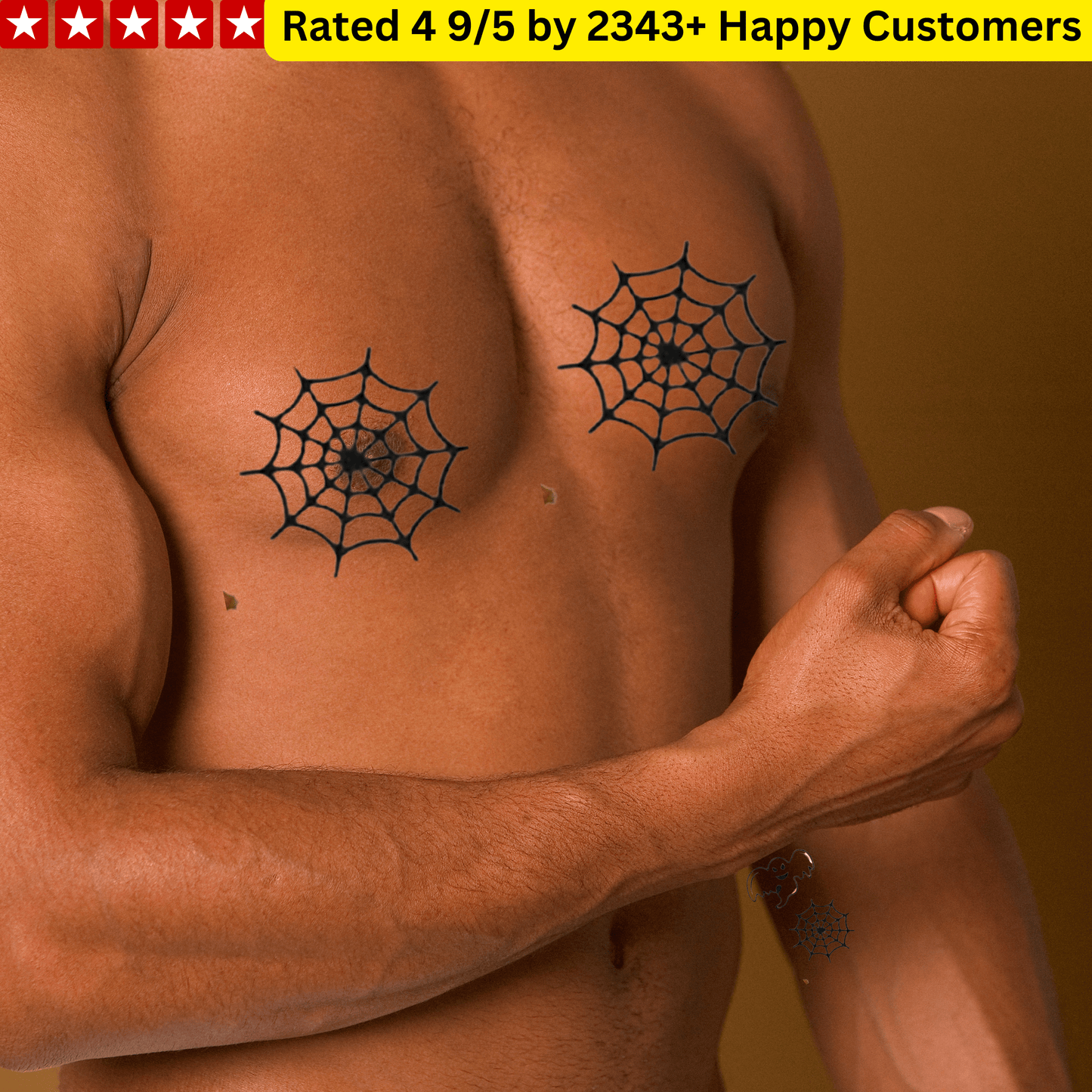TeMaRo™ Halloween Sheet of Tattoos