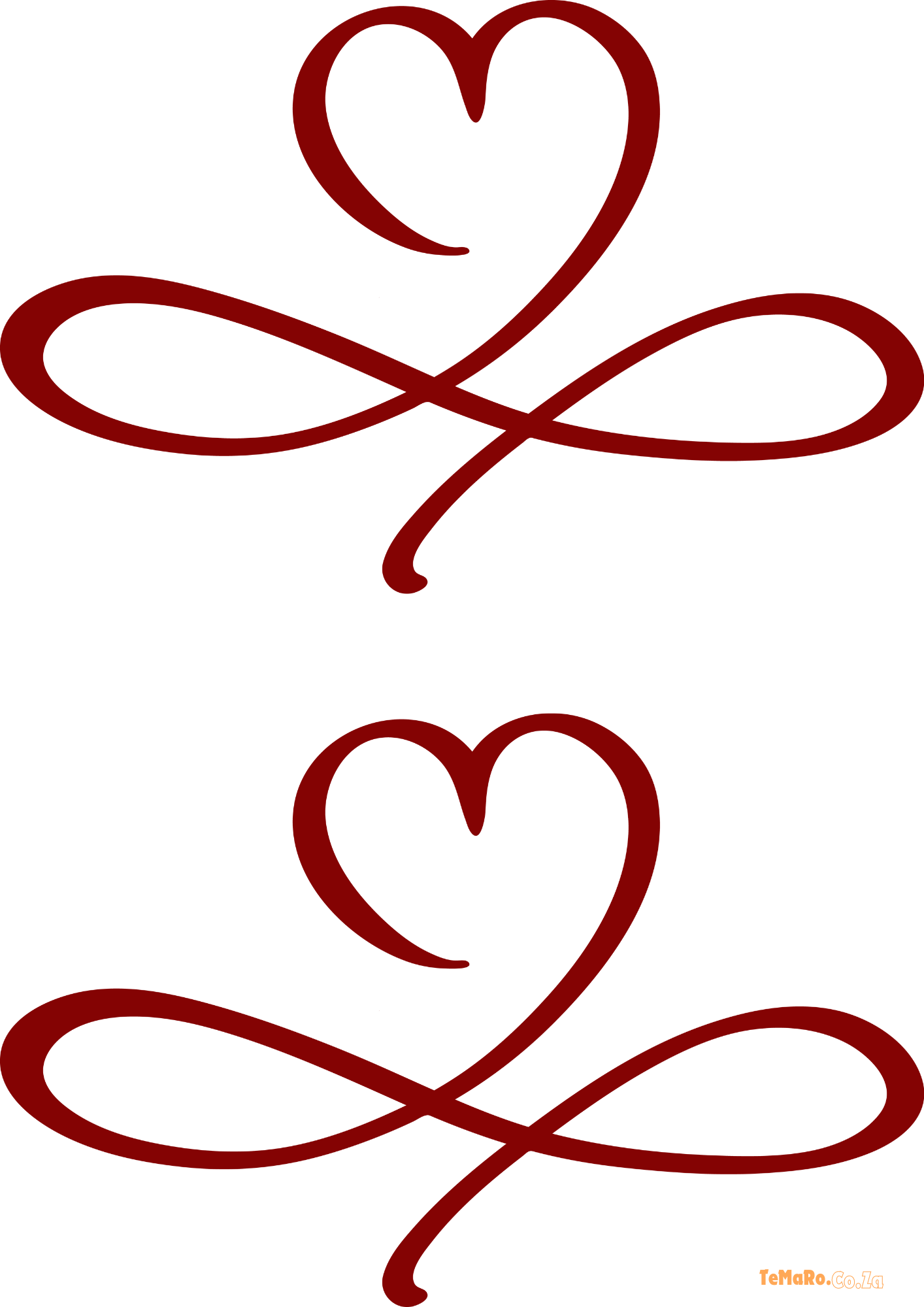 TeMaRo™ Infinity Heart Tattoo
