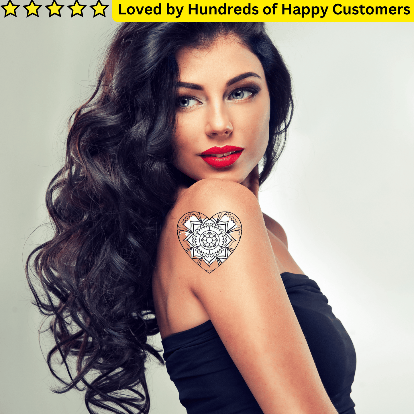 Temporary Tattoos Johannesburg With Tribal Hearts