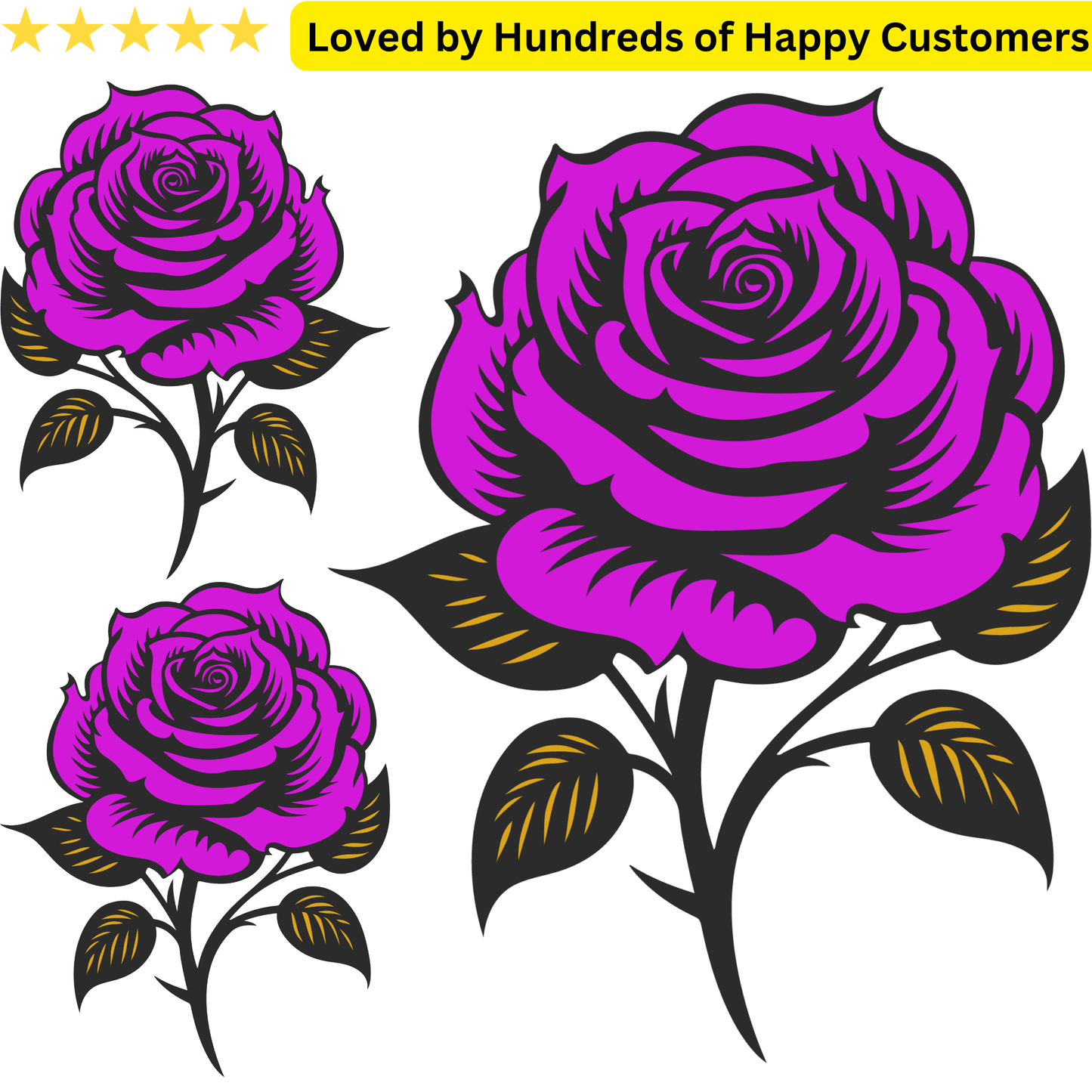 Rose Tatoo Sticker