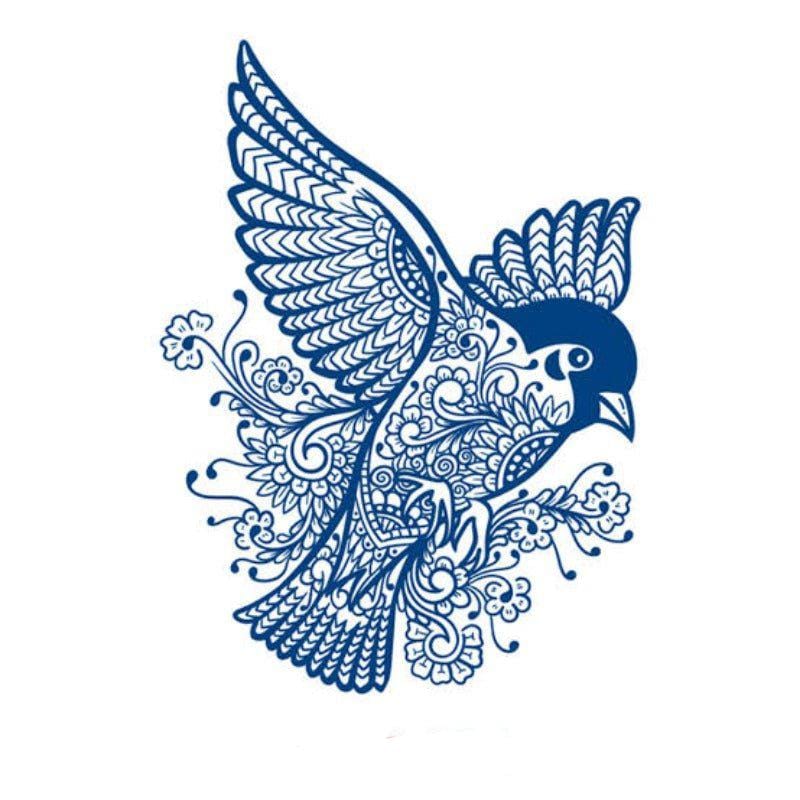 Bird Temp Tattoo Near Me Sticker TeMaRo™