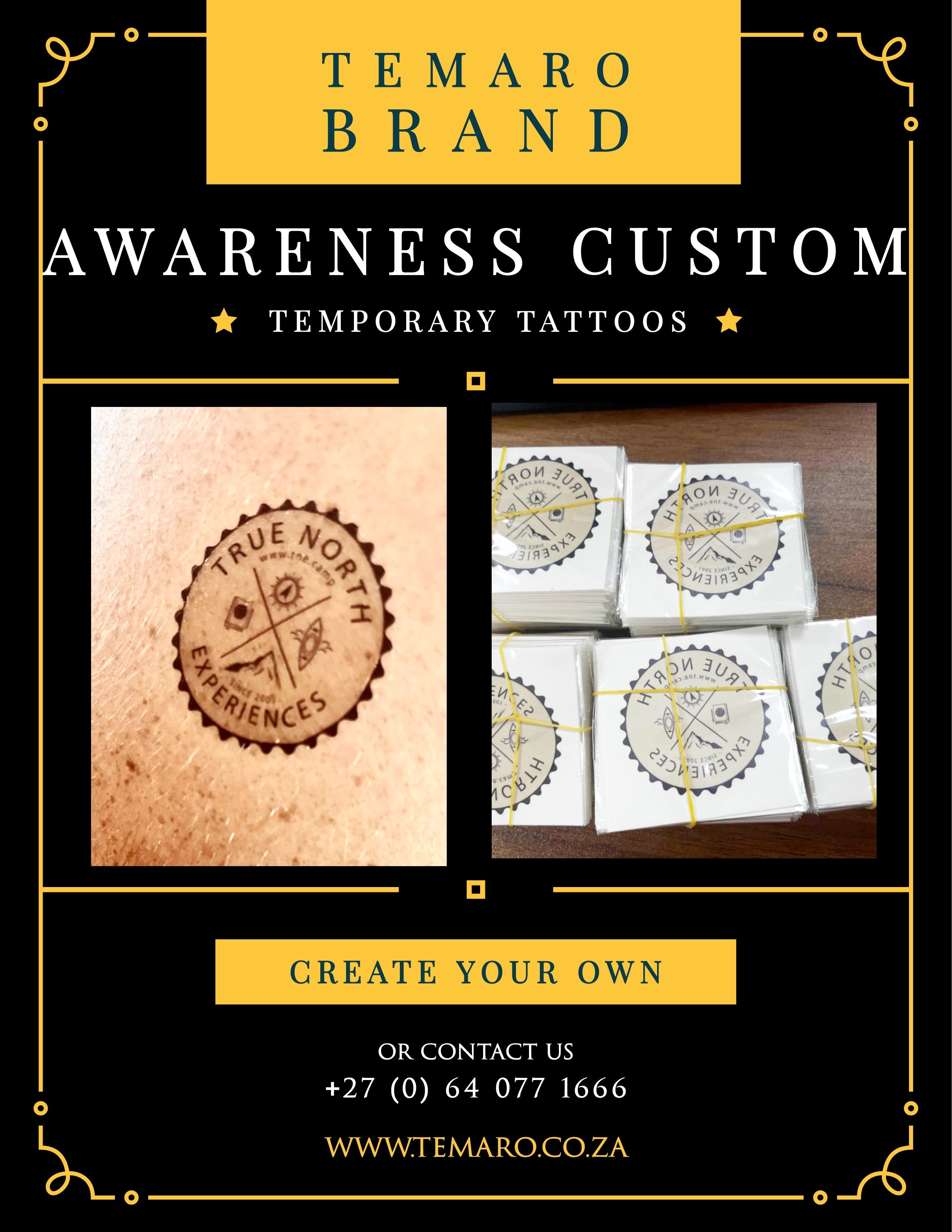 Can temporary tattoos be used for brand awareness? - TeMaRo™
