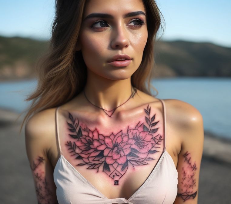 Collarbone Tattoo: Pros, Cons, and Test Drive with TeMaRo Temporary Tattoos - TeMaRo™