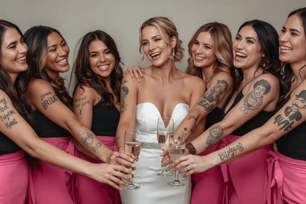 Customised Temporary Tattoos for Weddings - TeMaRo™