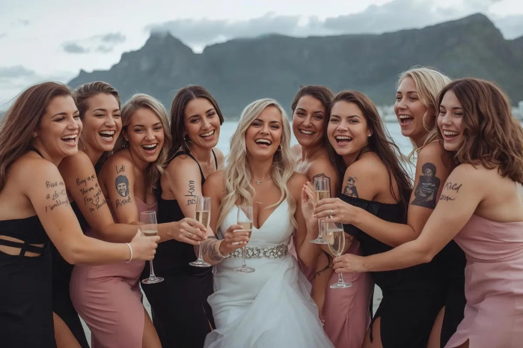 Customized Temporary Tattoos for Weddings - TeMaRo™