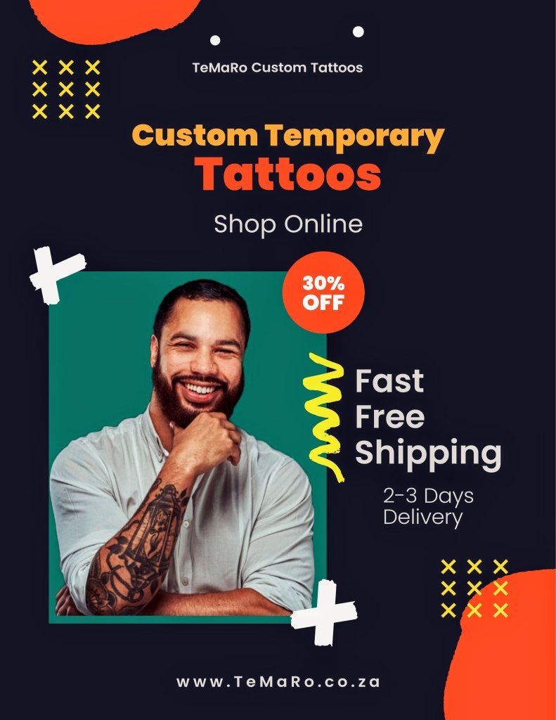 Did you know that custom tattoos temporary stickers are a great brand awareness tool? - TeMaRo™