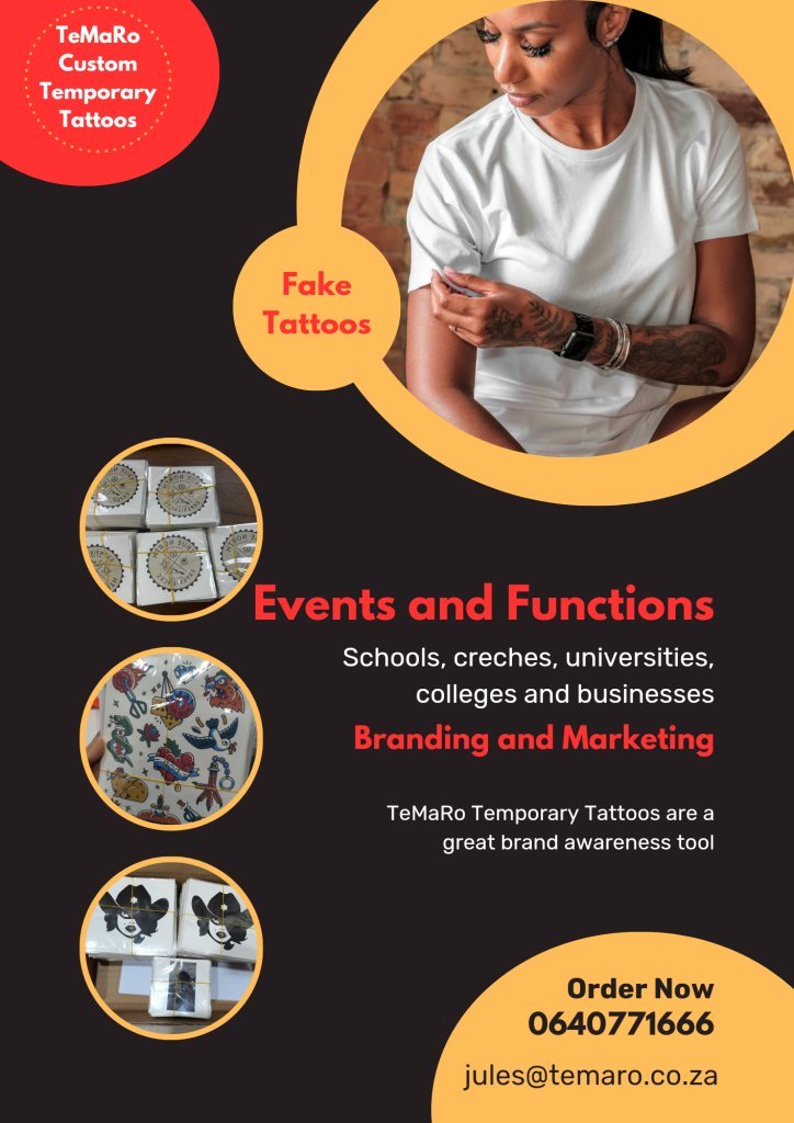 Temporary Tattoos for brand awareness - TeMaRo™