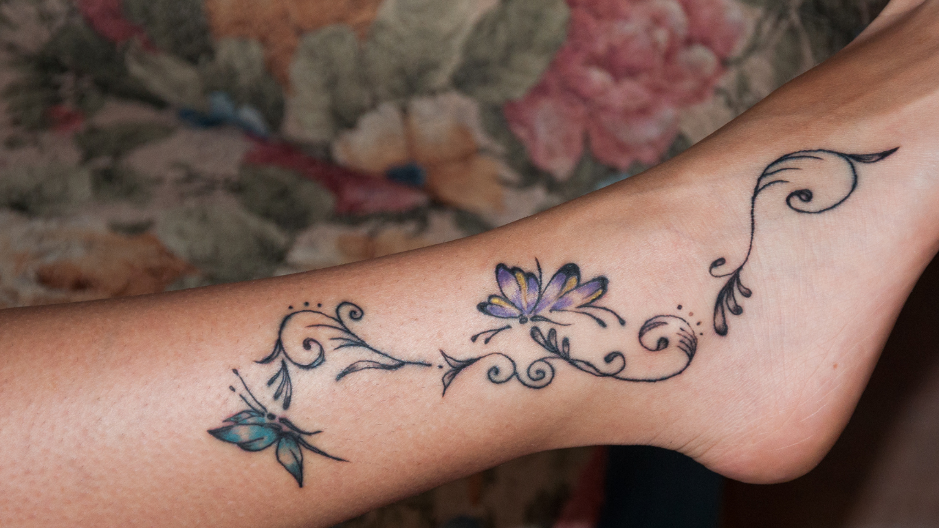 Floral Temporary tattoos