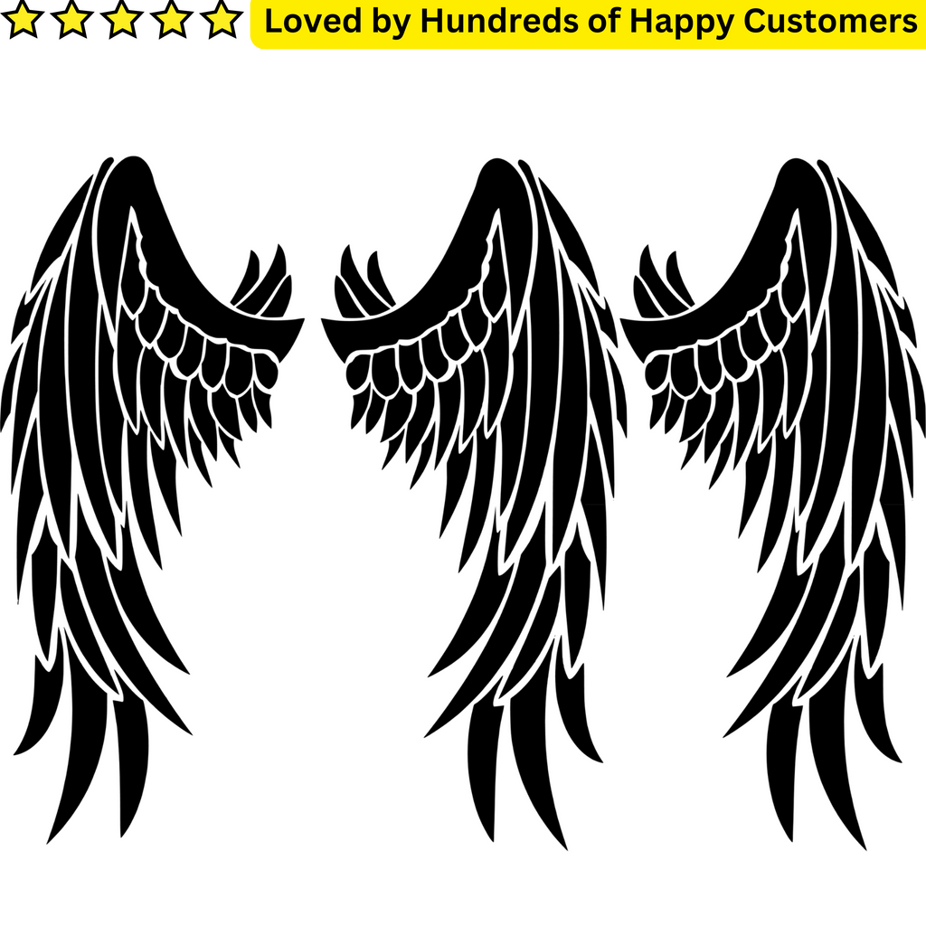 Temporary Tattoo Design for Men Wings