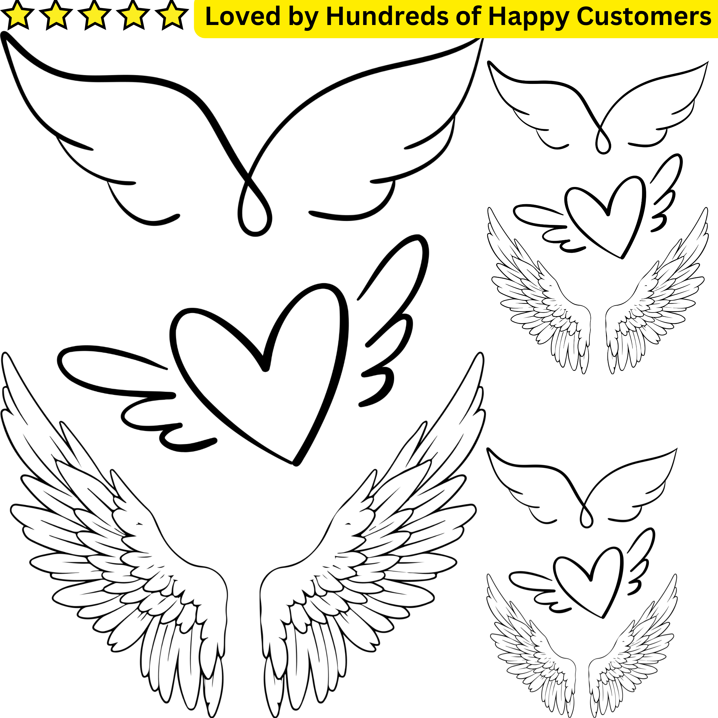 Tattoo Sticker Wings