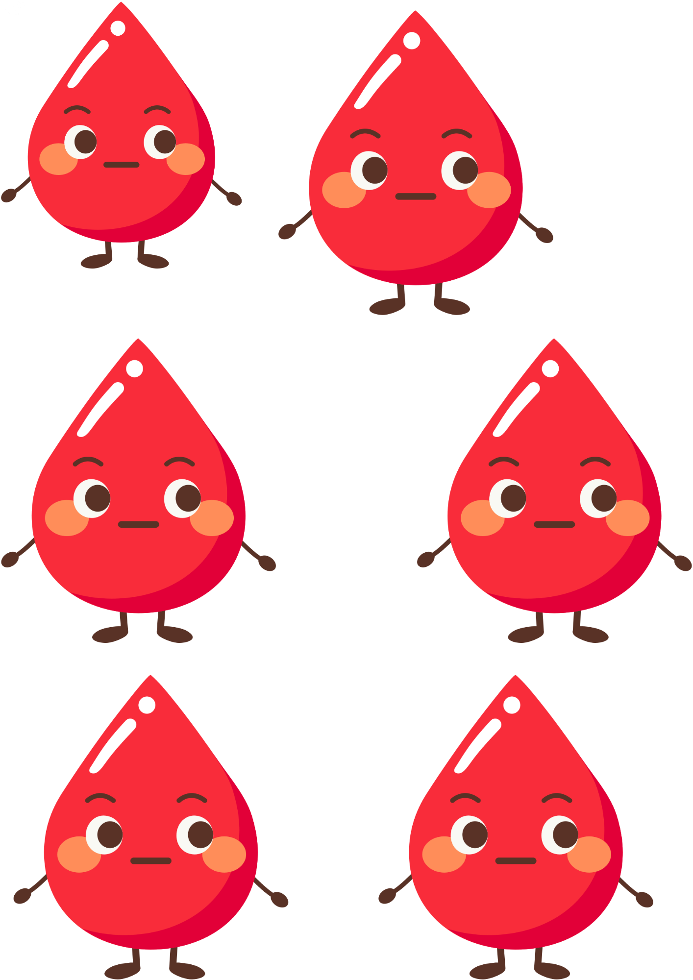 Surprise Blood Drop Tattoo Emoji