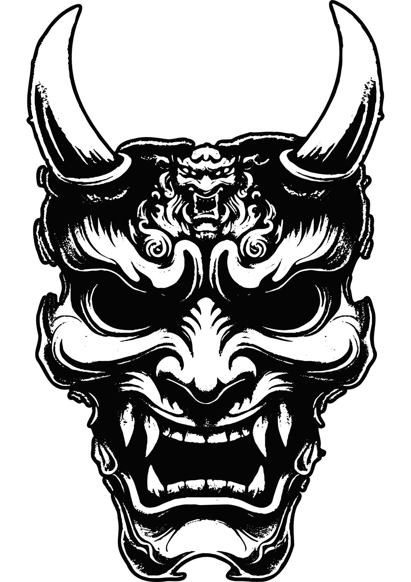 Dark Hannya Tattoo