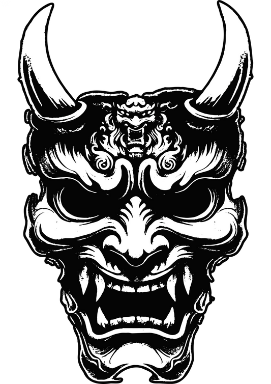 Dark Hannya Tattoo