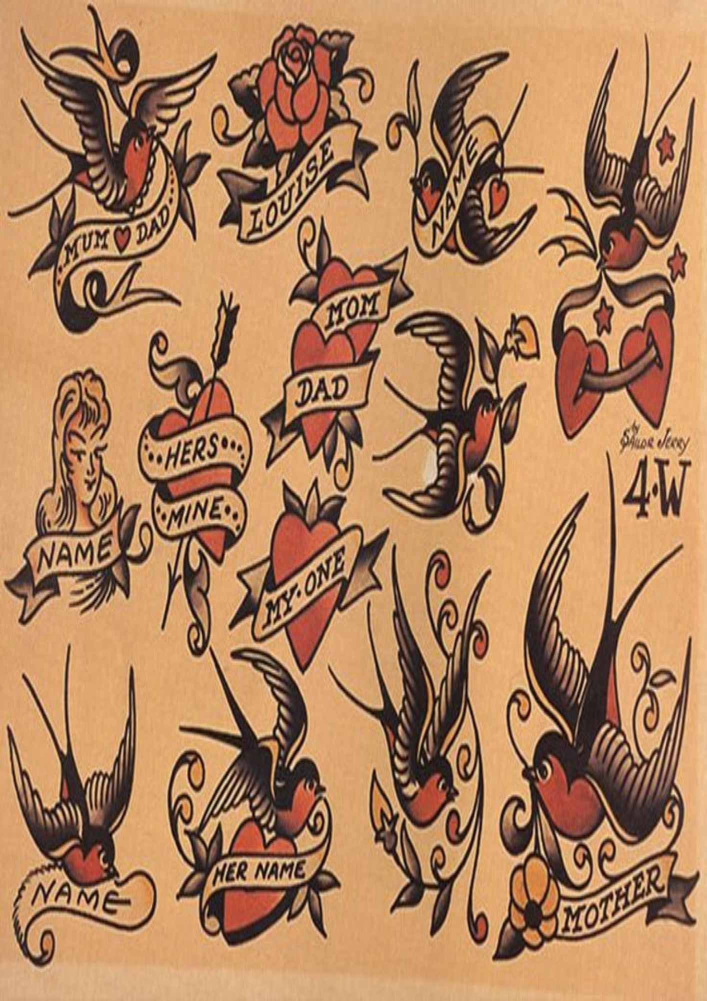 Sailor Jerry Small Tattoo Ideas