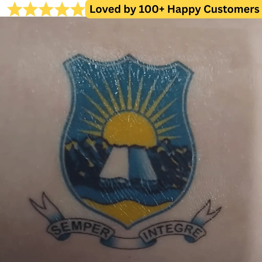 Springboks Tattoo - Print Sports Team Temporary Tattoos