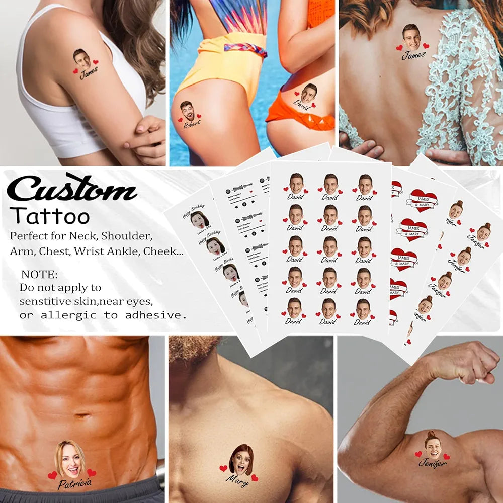 Print Temporary Tattoo Custom for your Next Event