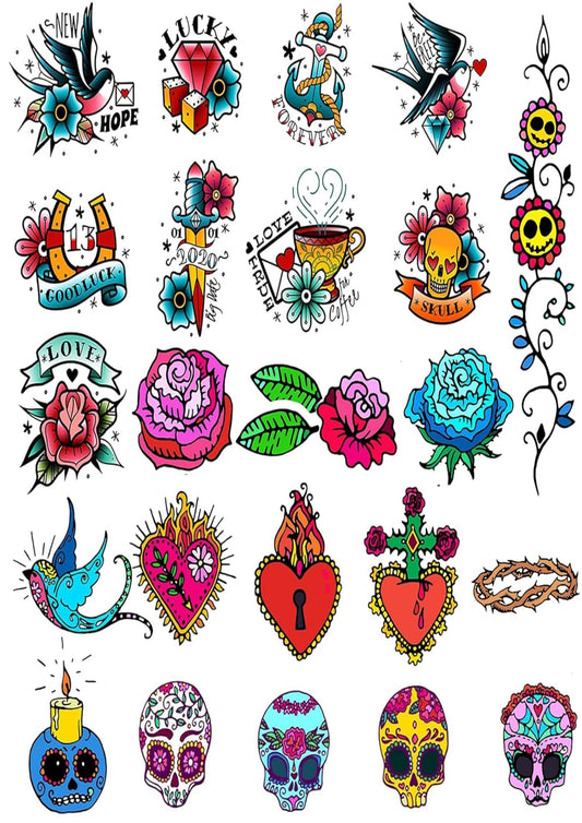 Traditional Temporary Tattoos