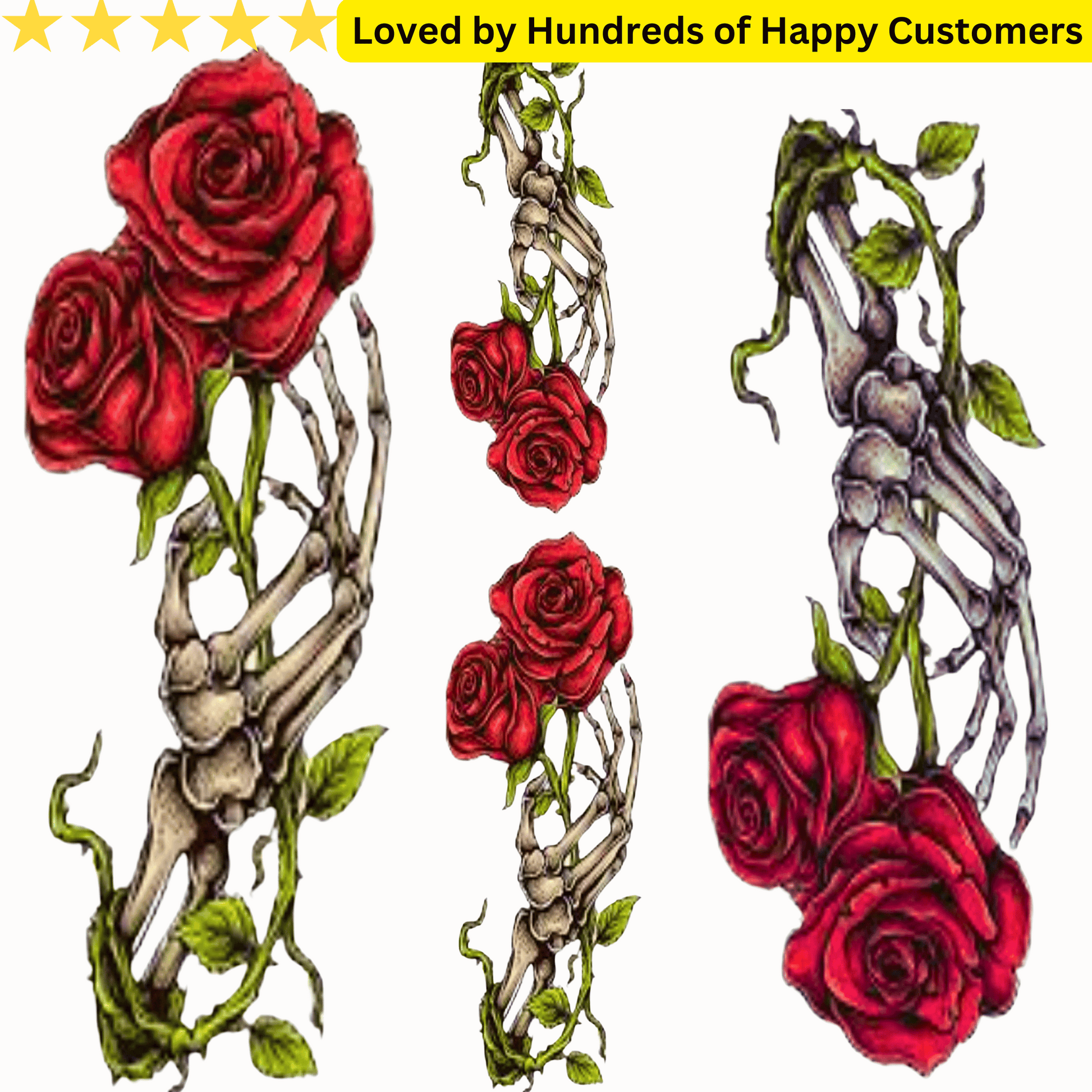 Fake Tattoos Johannesburg Sticker Roses