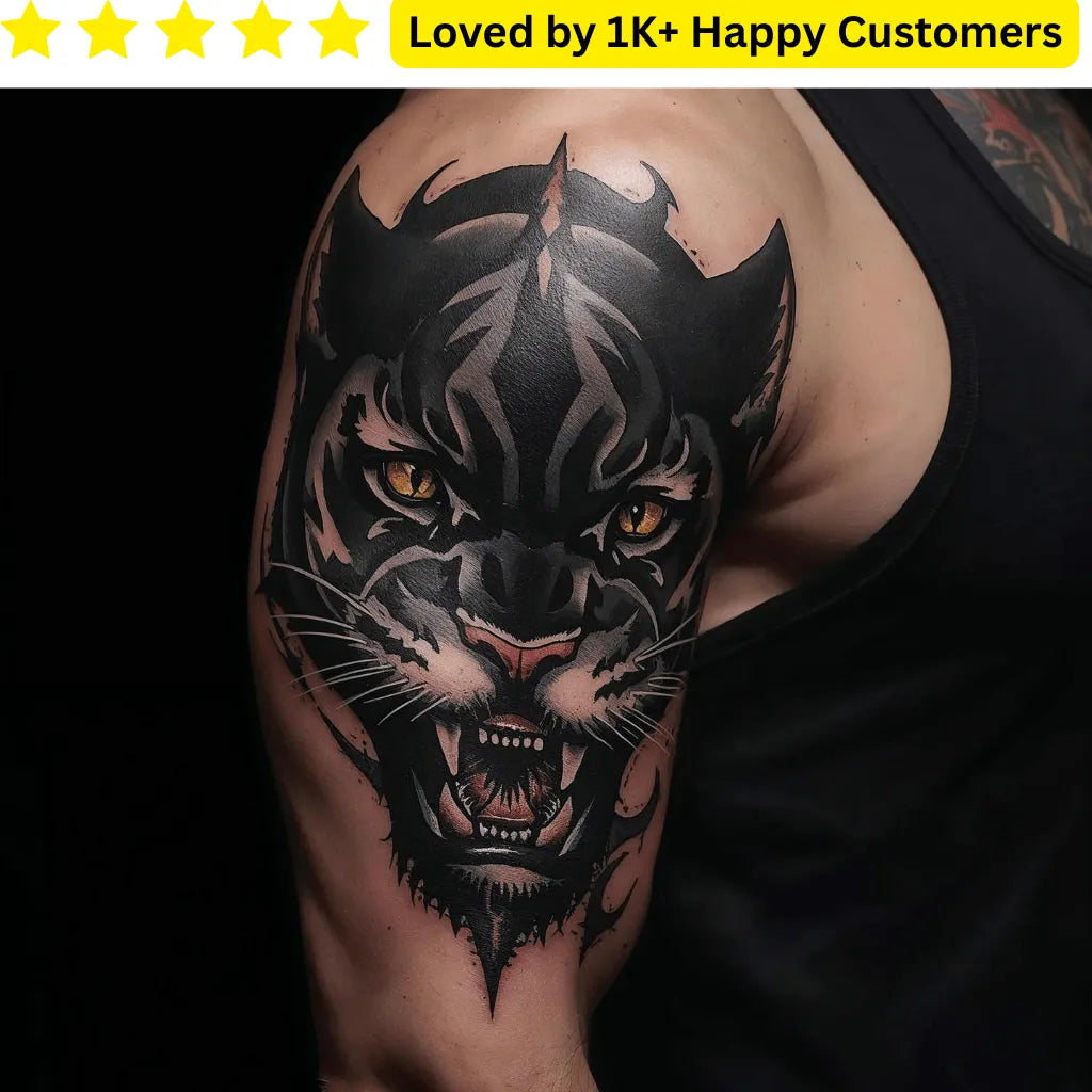 Black Panther Tattoo | Custom Artwork You Can Wear - TeMaRo™ 🇿🇦