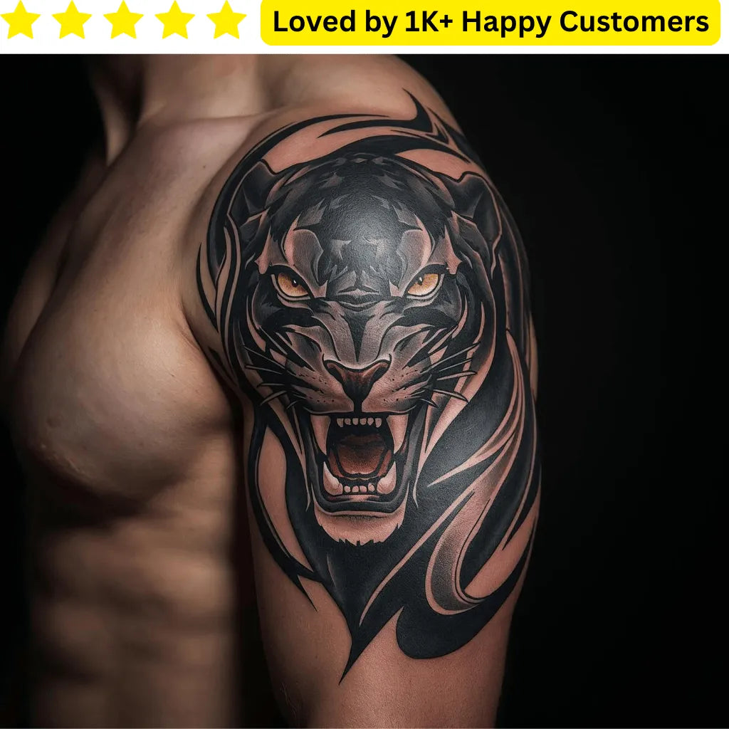 Black Panther Tattoo | Custom Artwork You Can Wear - TeMaRo™ 🇿🇦