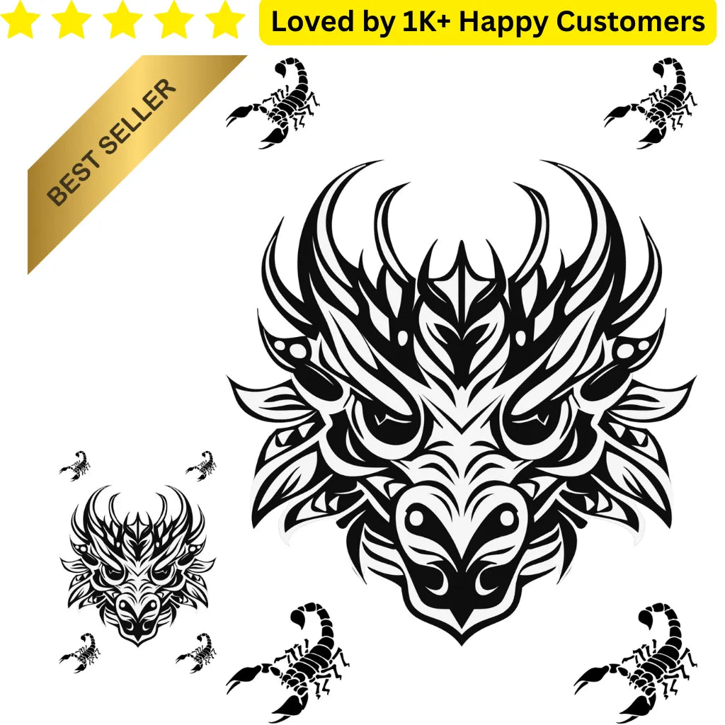 Dragon Tattoo Art – Custom Artwork You Can Wear - TeMaRo™ 🇿🇦