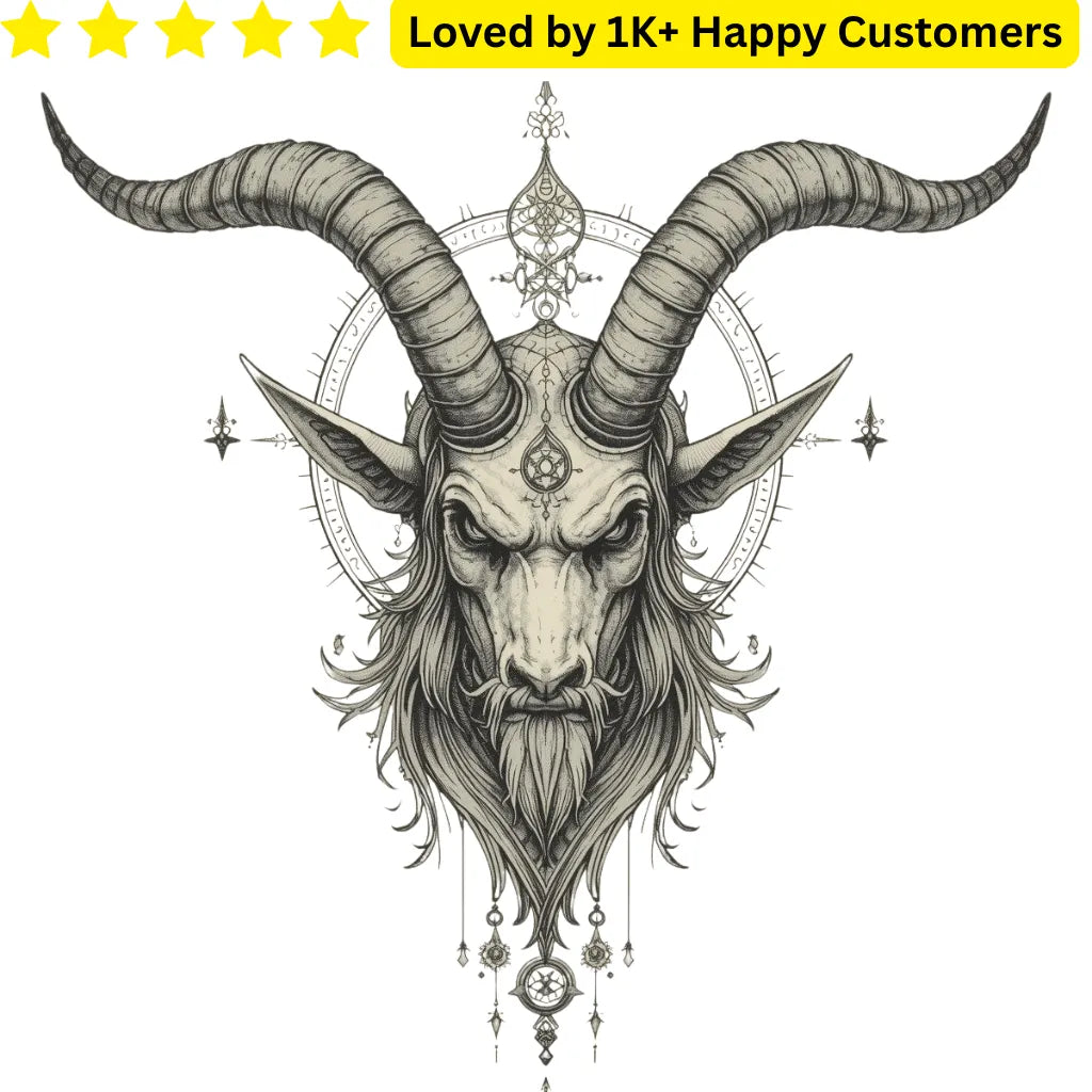 Goat Tattoo Baphomet – Bold & Symbolic
