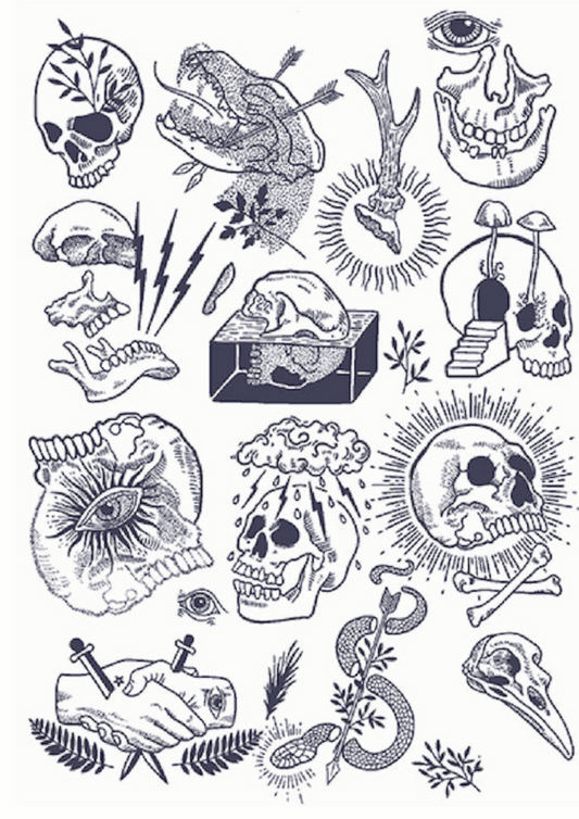 Tiny Halloween Tattoos