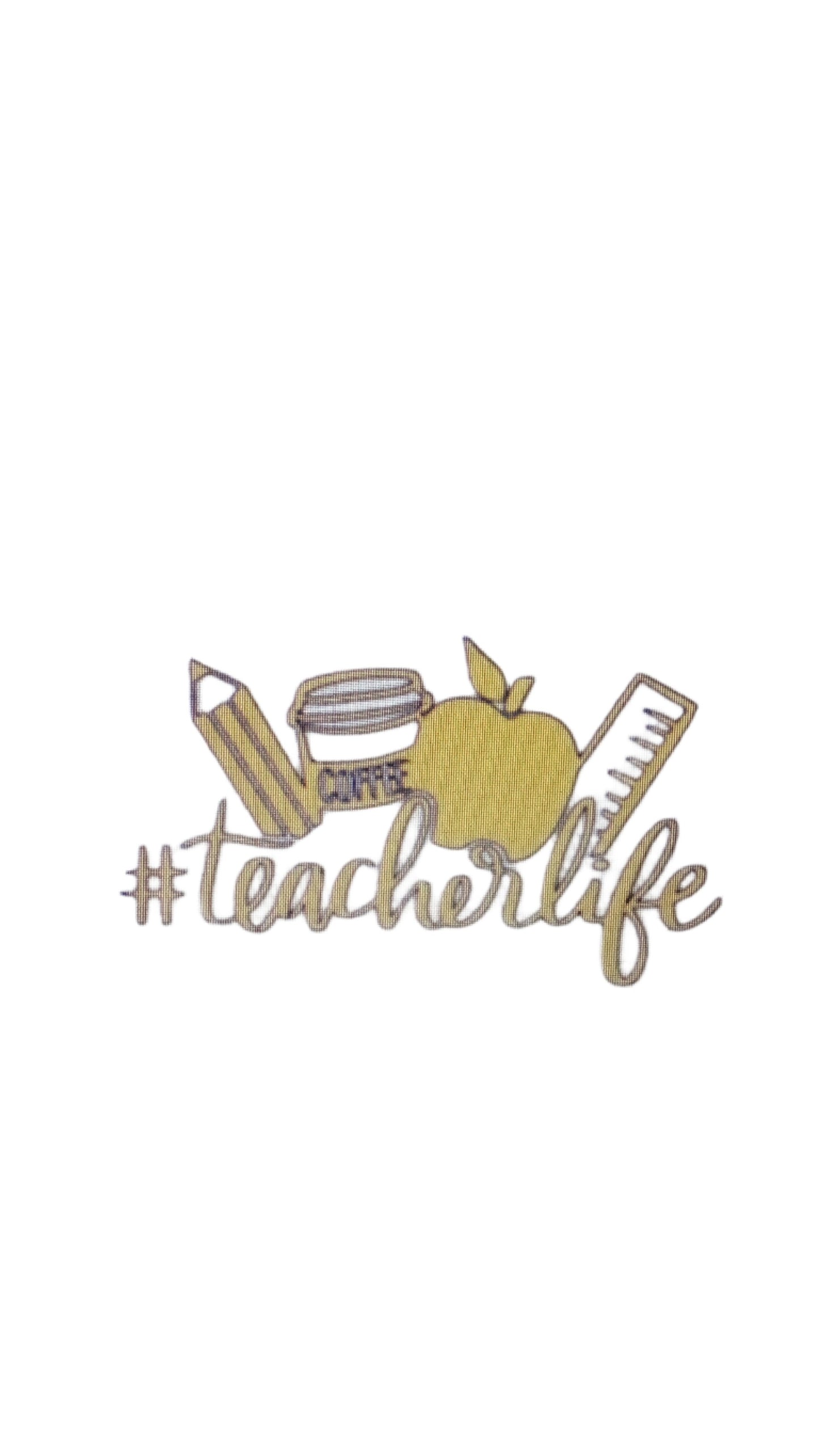 Car Stickers Cape Town - Teacher Life Decal