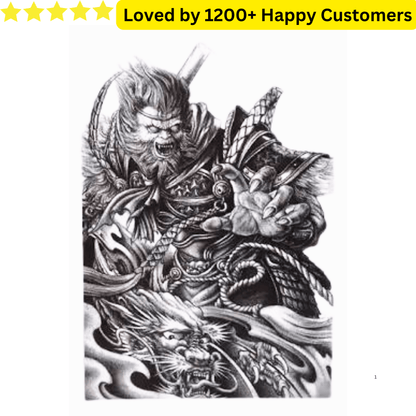 Dragon Tattoo Sticker for Fashion