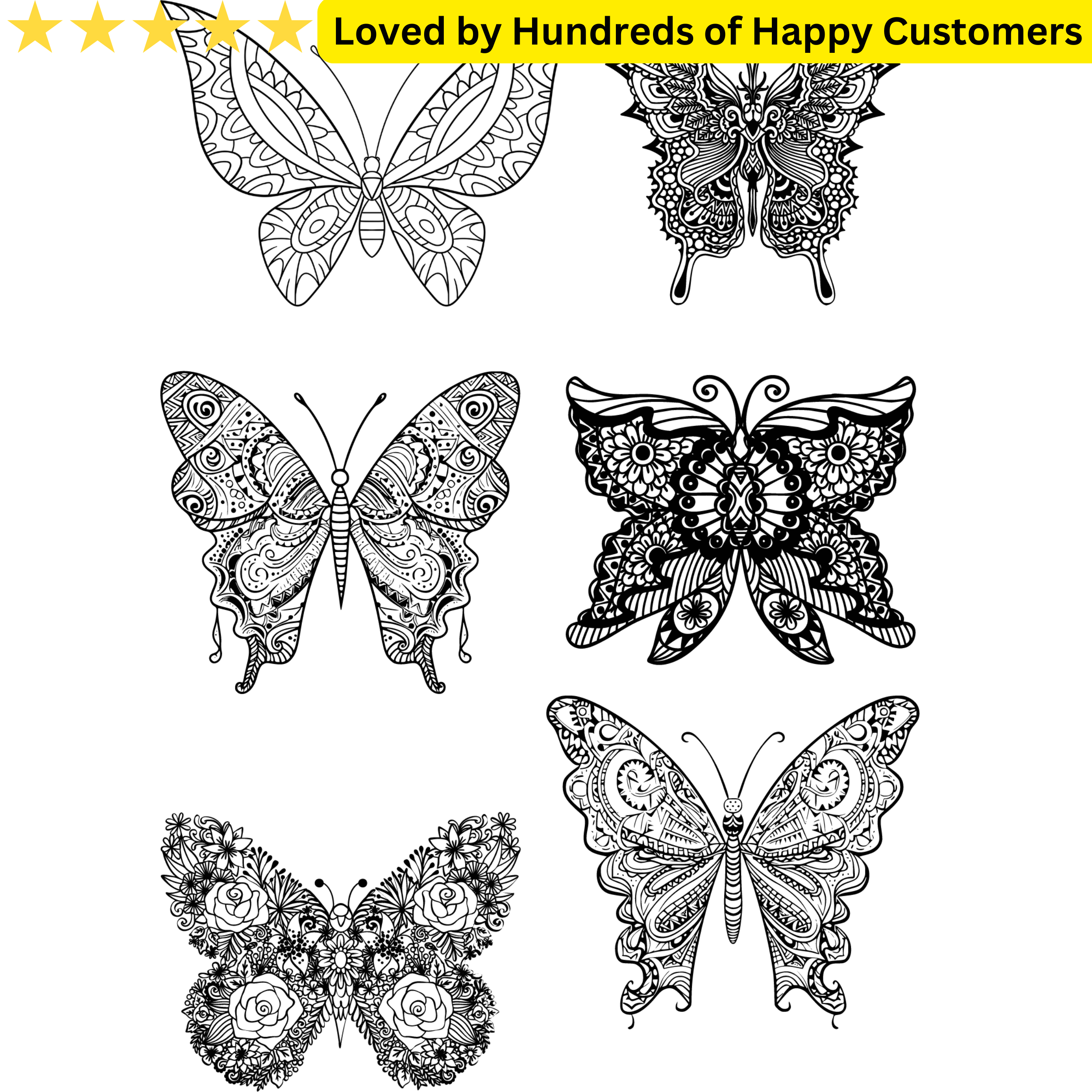 Tattoo Designs Mandala - Butterfly