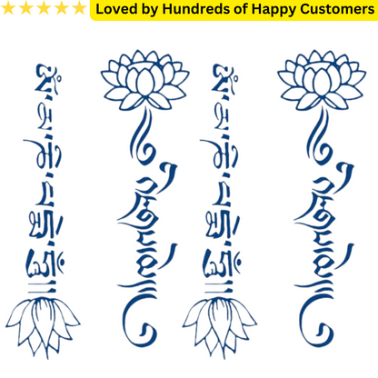 Flower Temporary Tattoos Japanese
