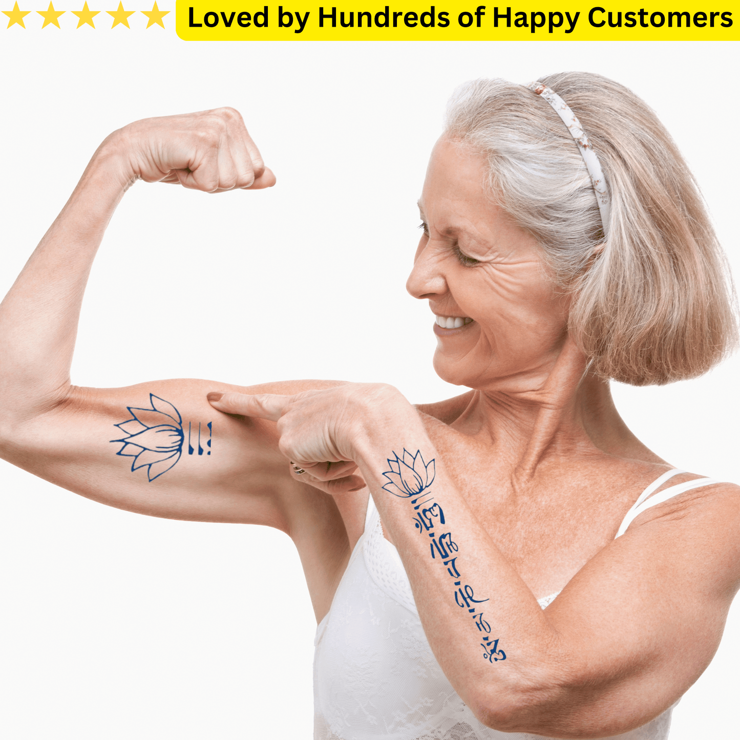 Flower Temporary Tattoos Japanese