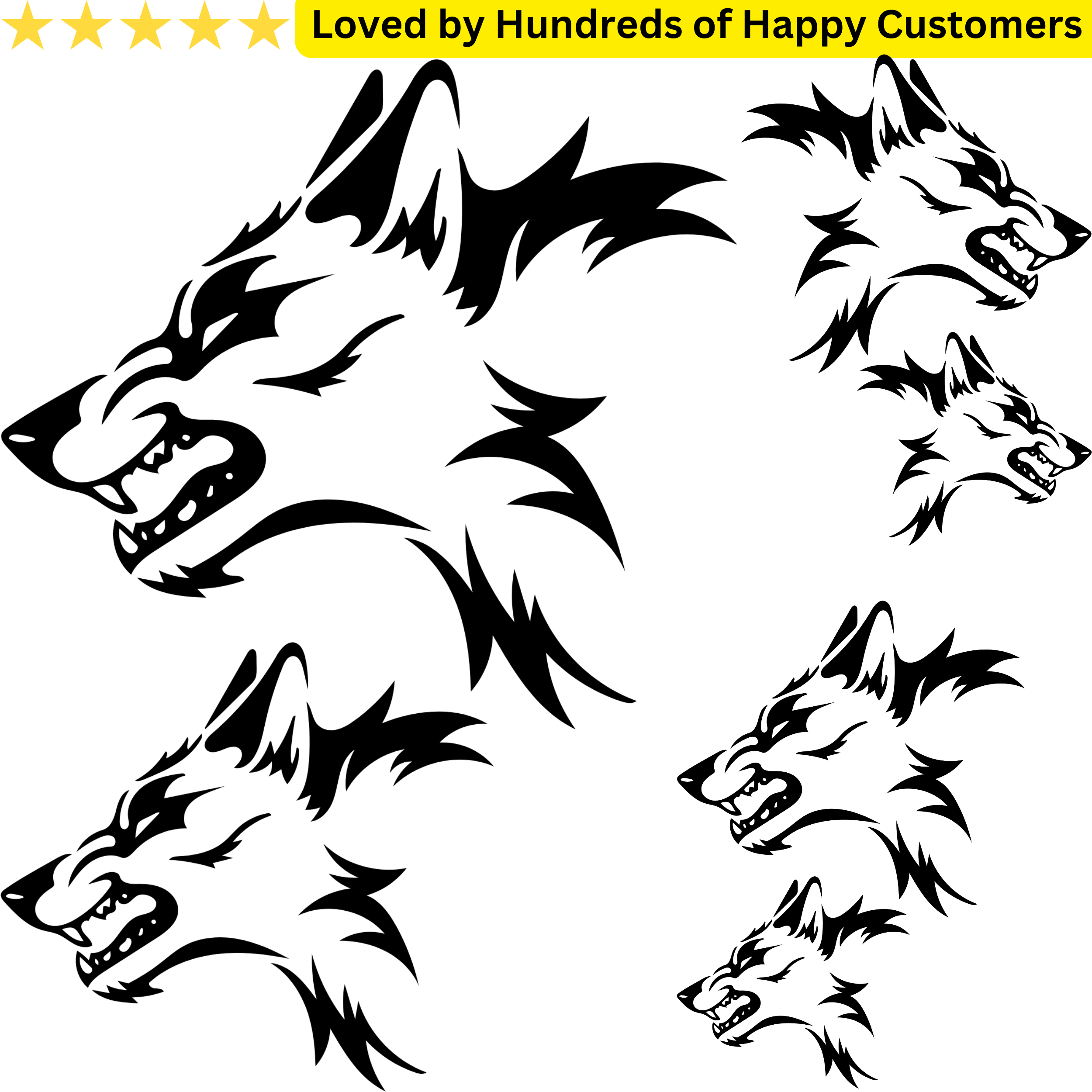 Tattoo Tribal Animal - Wolf