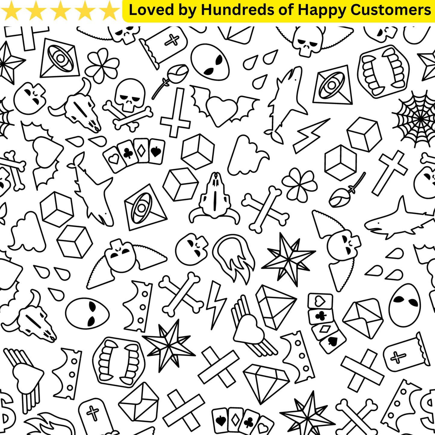 Tattoo Pattern Seamless