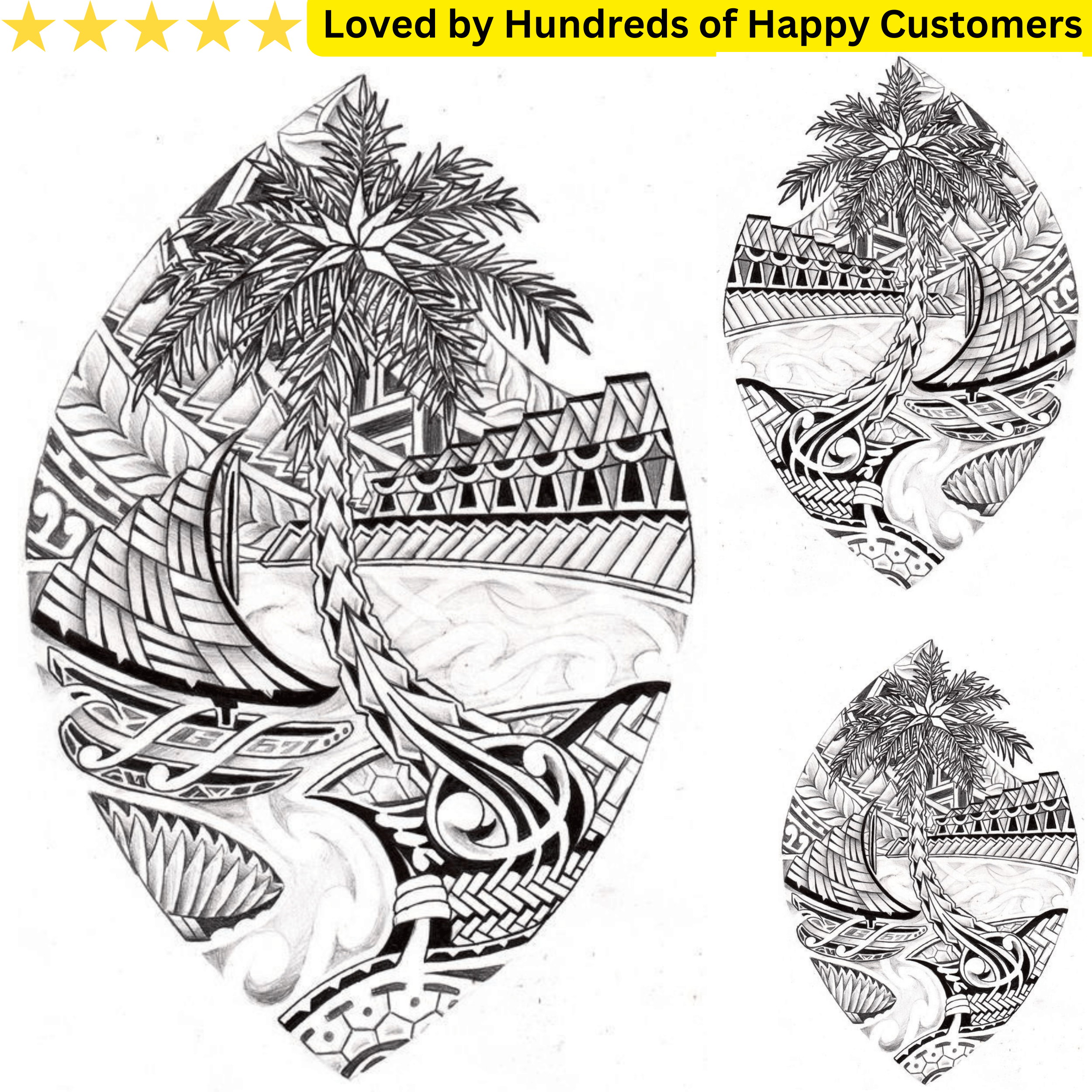 Tribal Tattoo Arm Sleeve