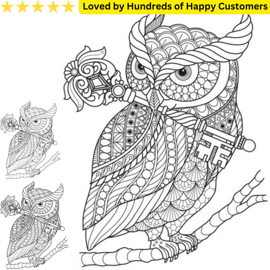 Arm Tattoo Designs Male - Tribal Owl