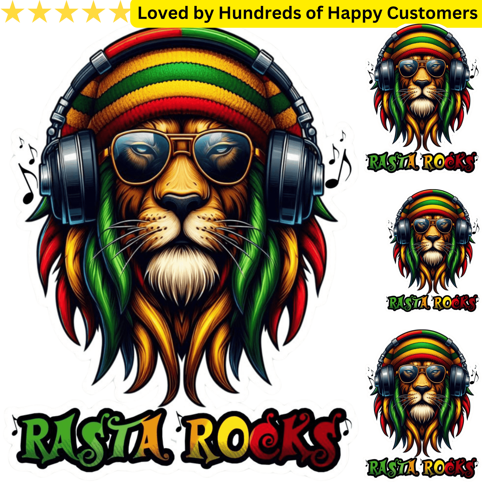 Non Permanent Rastafarian Tattoos