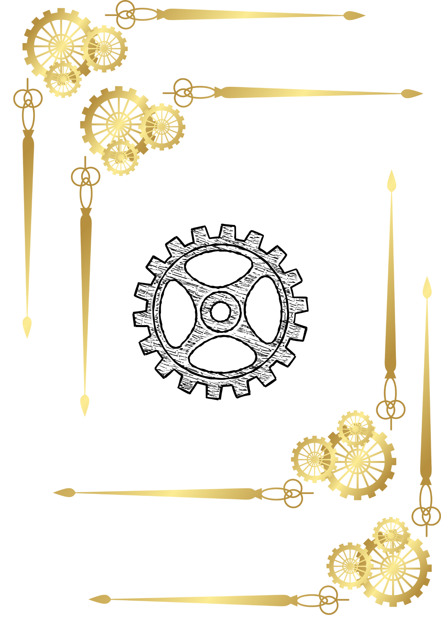 Steampunk Gears tattoo